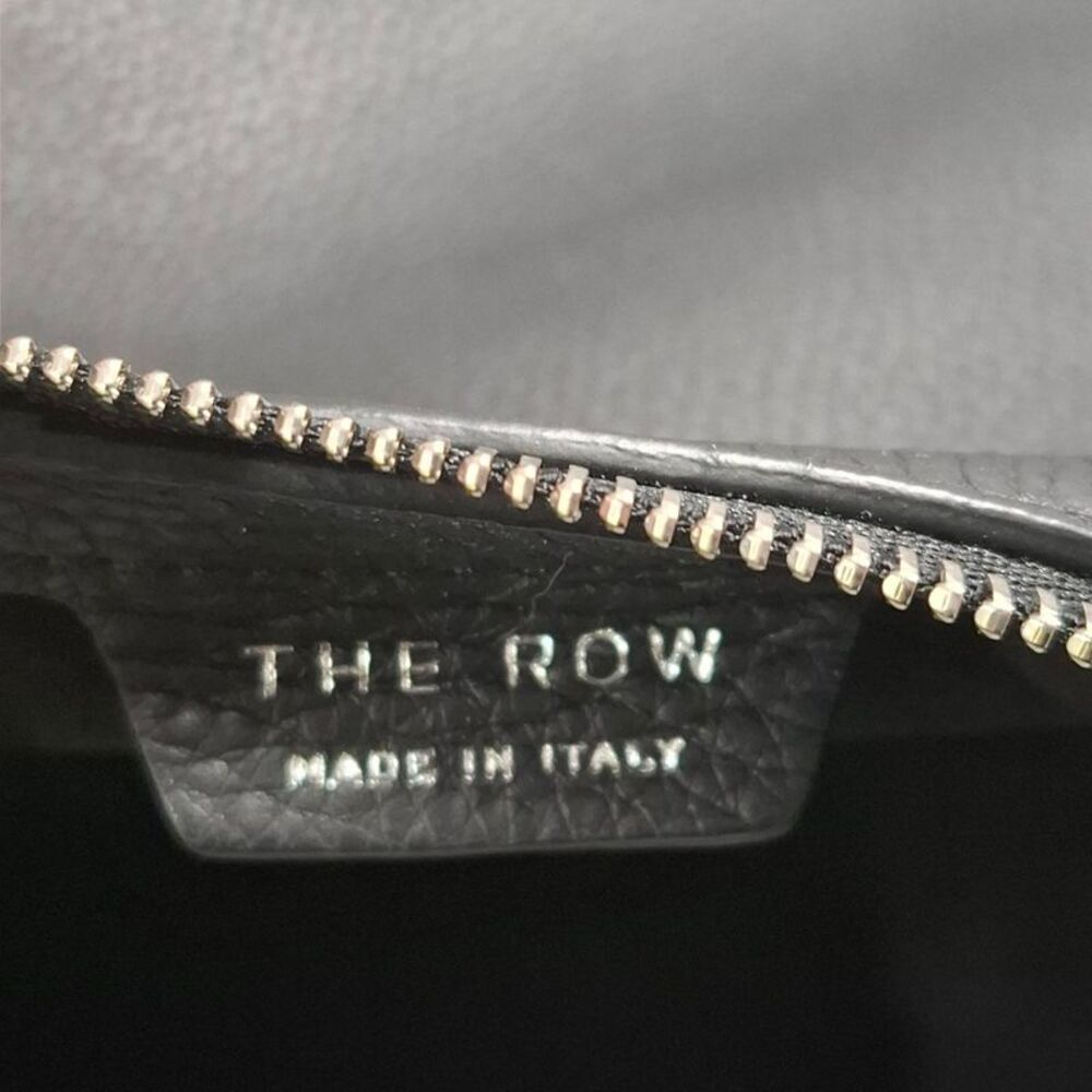 The Row Everyday Hobo Shoulder Bag in Black Leather - Picture 8 of 12